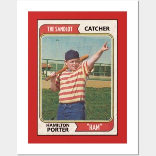 The Sandlot Ham Porter Baseball Card Posters and Art